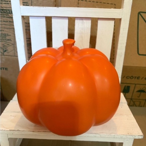 Rae Dunn Orange Artisan Pumpkin Decor - Picture 3 of 3